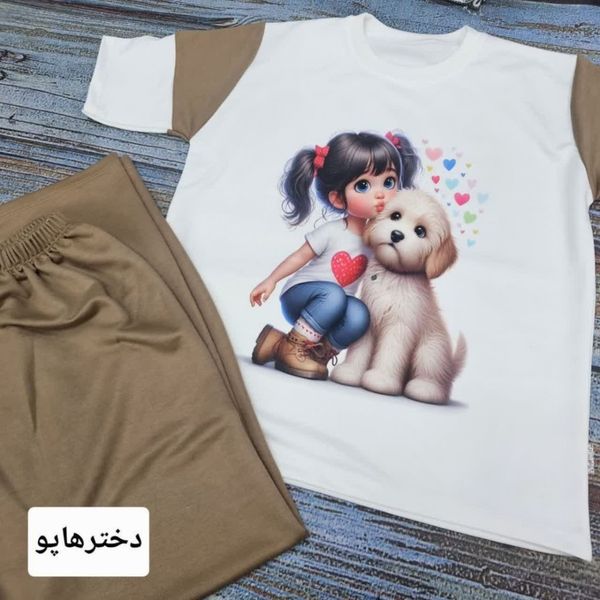 ست تیشرت شلوار زنانه sty6t