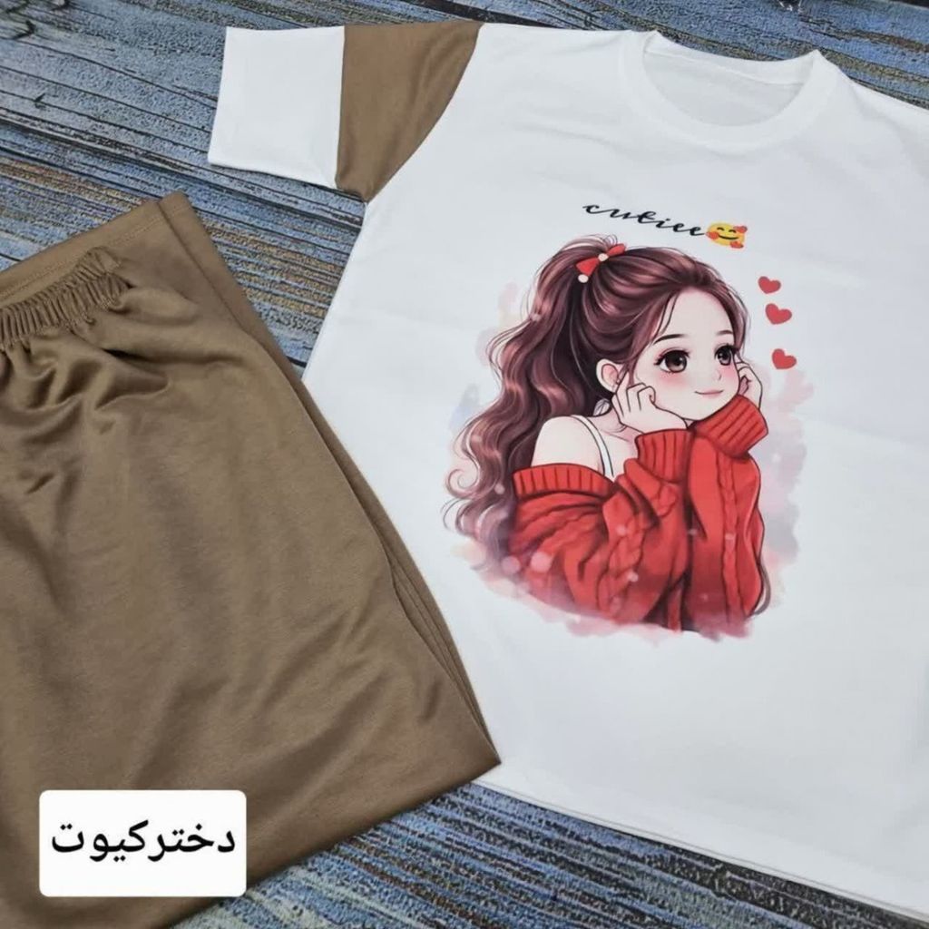 فروش اینترنتی ست تیشرت شلوار زنانه sty6t