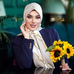 روسری ابریشم ژاکارد مجلسی اورجینال