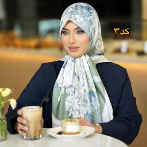 قیمت ارزان روسری ابریشم ژاکارد مجلسی برند