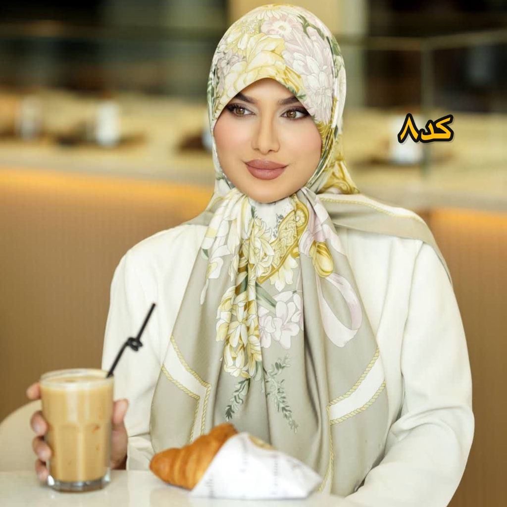 مشخصات روسری ابریشم ژاکارد مجلسی برند