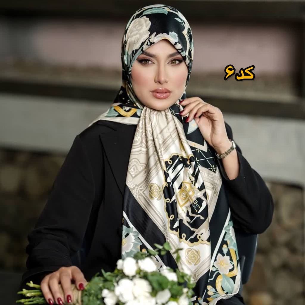 مشخصات روسری ابریشم ژاکارد وارداتی برند