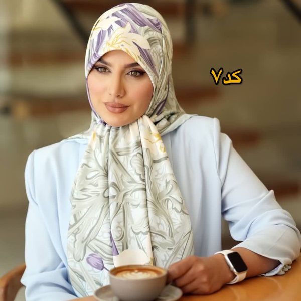 روسری ابریشم توییل مجلسی