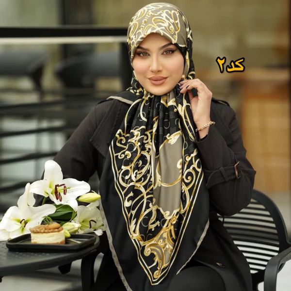 روسری ابریشم توییل وارداتی ترک
