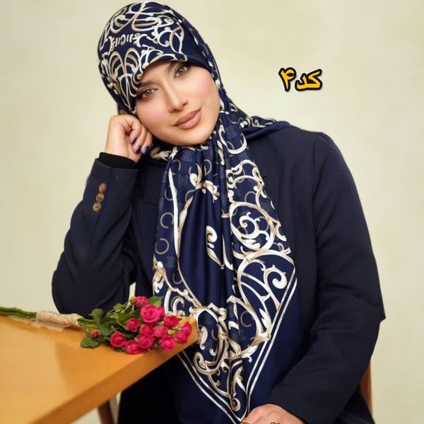 روسری ابریشم توییل وارداتی ترک