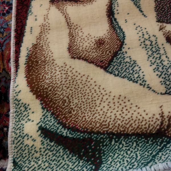 قالیچه عکس بچه ابعاد 53 در 85