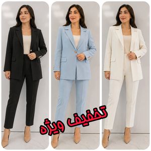 کت و شلوار لمه دار تابستانی با تنخور شیک