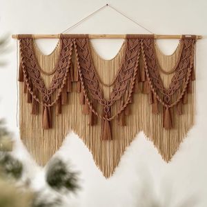 دیوار کوب مکرومه بافی مدل آبانفام