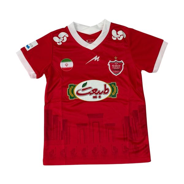 بلوز شورت فوتبالی بچه گانه طرح پرسپولیس کد 2022611
