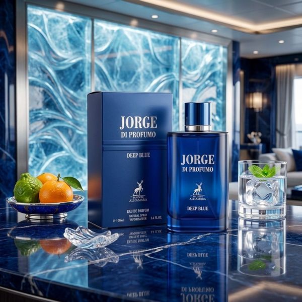عطر ادکلن مردانه جورجیو آرمانی اکوا دی جیو پروفوندو آبی الحمبرا رایحه خنک