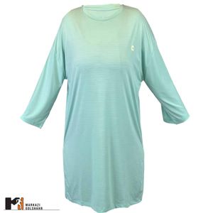 تیشرت لانگ ملانژ زنانه81810 کد2001932