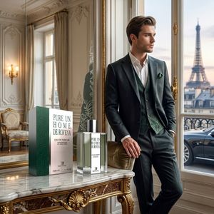 عطر ادکلن مردانه عطر شاه پوران هوم روونا فرانسه اسانس فرانسوی حجم 100 میل