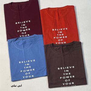 خرید انلاین تیشرت باکسی زنانه دخترانه نخ پنبه لش