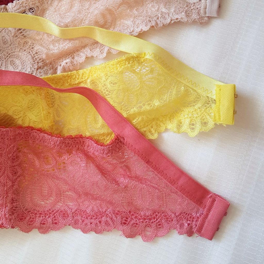 قیمت سوتین گیپور توری زنانه زیرنخی رنگ گلبهی
