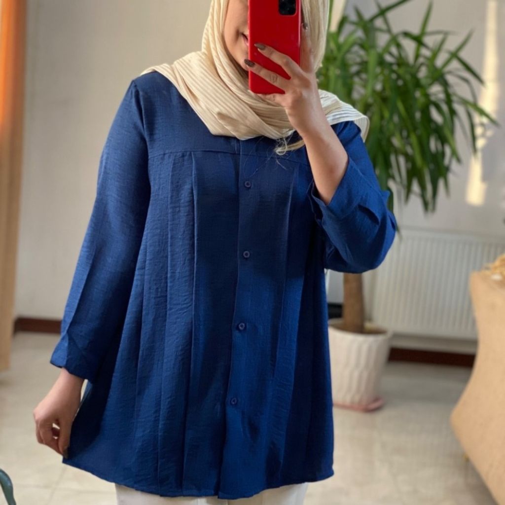 خرید انلاین مانتو جلو‌ پیله پرستو