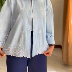 خرید اینترنتی مانتو گلدوزی غزل