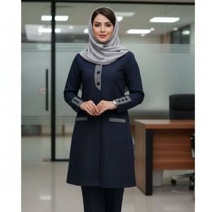 مانتو شلوار اداری زنانه دوخت مزونی شیک