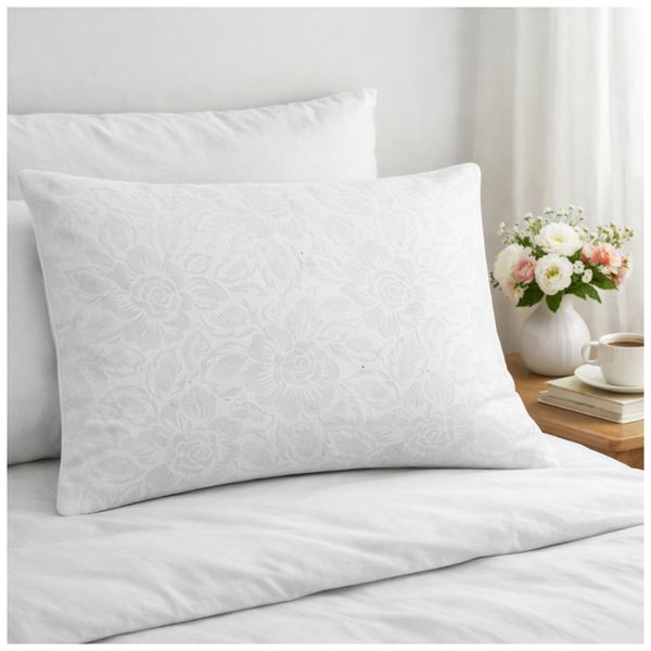روبالشی مدل گل از خود سایز 6747 سانتی متر بسته 2 عددی