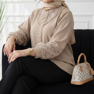 خرید اینترنتی قیمت شومیز مجلسی ملورین کرم تا سایز 58
