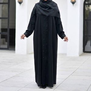 مانتو عبایی جیب دار مدل آفاق