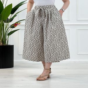شلوار دامنه زنانه واید طرحدار چاپی - طرح14 - تاتاتا