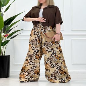 خرید اینترنتی قیمت شلوار فول بگ طرحدار زنانه فرنوش - تاتاتا
