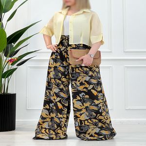 شلوار فول بگ طرحدار زنانه فرنوش - تاتاتا