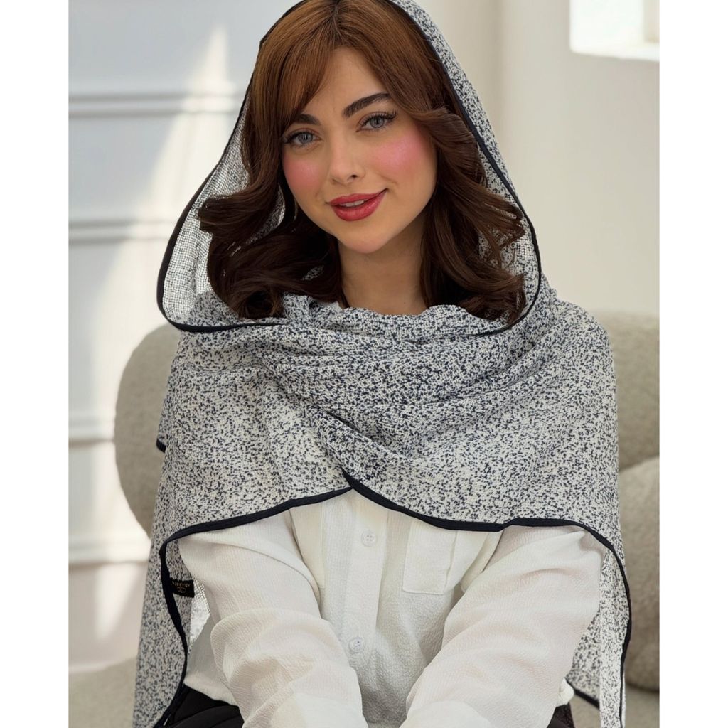 خرید آنلاین شال پلیسه حصیری کنفی
