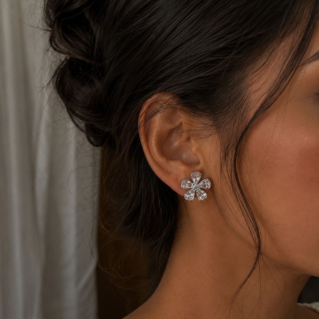 فروش اینترنتی گوشواره آبکاری نقره
