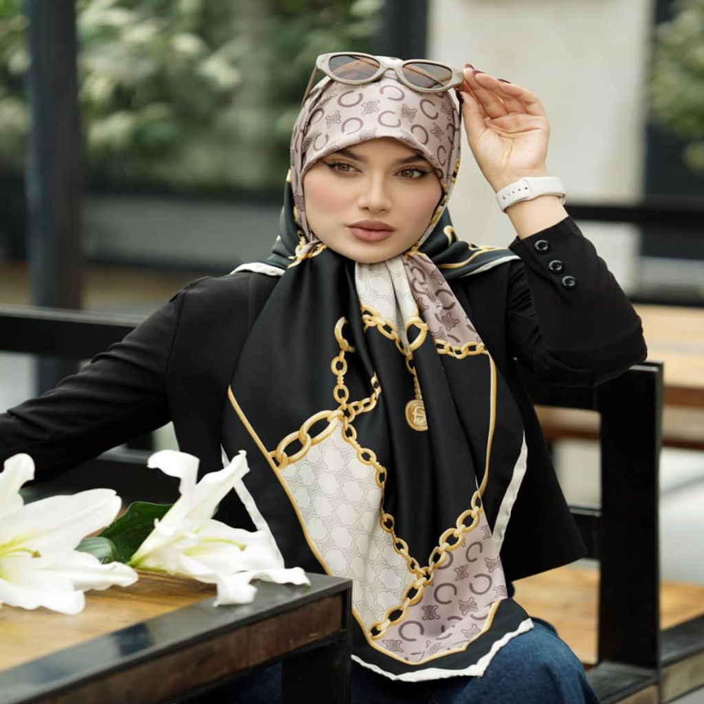 خرید اینترنتی قیمت روسري توييل در طرح و رنگ متنوع