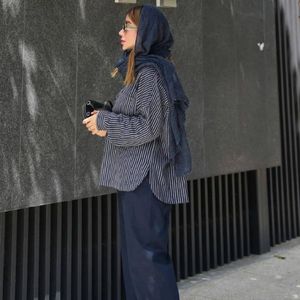 ست دو تیکه شومیز شلوار لنین تن خور شیک
