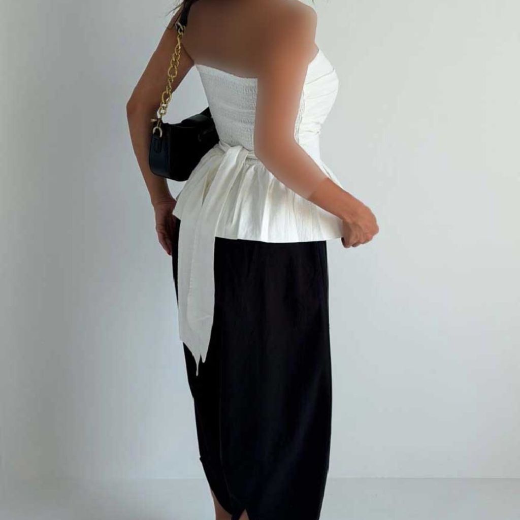فروش اینترنتی ست دکلته و شلوار خمره ای کد 160991