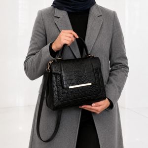 کیف دست و رودوشی زنانه چرم طبیعی