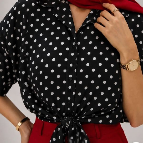 شومیز توپ توپی
