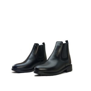 خرید اینترنتی قیمت نیم بوت مردانه چلسی دو ور کش چرم طبیعی si210