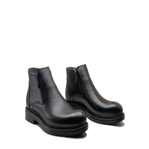 خرید اینترنتی قیمت نیم بوت دوزیپ مردانه چهار فصل چرم طبیعی si990