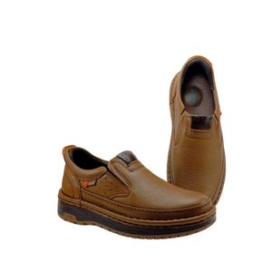 خرید اینترنتی قیمت کفش طبی/روزمره مردانه بدون بند کلارک اصل گردویی