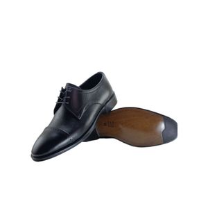 خرید اینترنتی قیمت کفش مجلسی/رسمی مردانه چرم طبیعی بندی برت si121