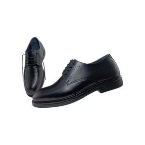خرید اینترنتی قیمت کفش رسمی  بندی مردانه تمام چرم طبیعی گاوی مدل آکسفورد
