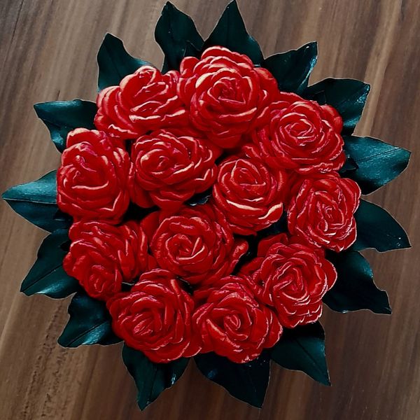 باکس گل مدل رز قرمز