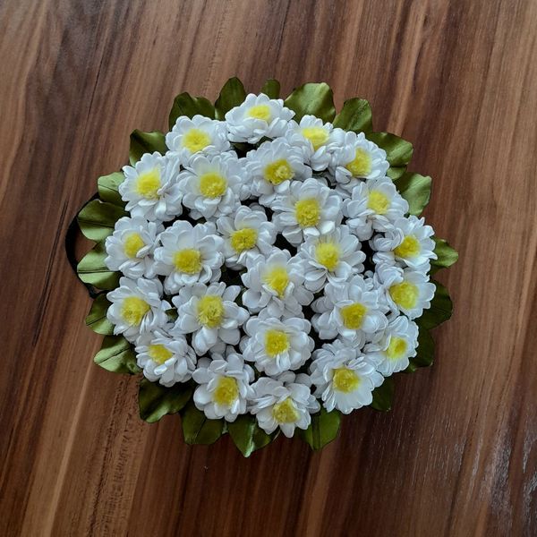 باکس گل مدل بابونه سفید