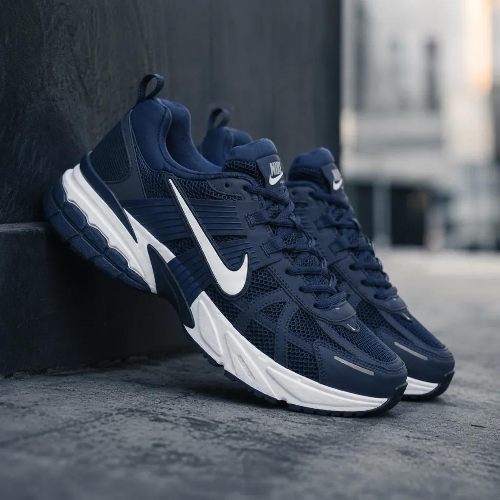 خرید اینترنتی قیمت کفش ورزشی نایک وی تو کی ران NIKE V2K RUNسرمه ای