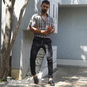 قیمت ارزان شلوار مردانه مشکی مدل MOBIN