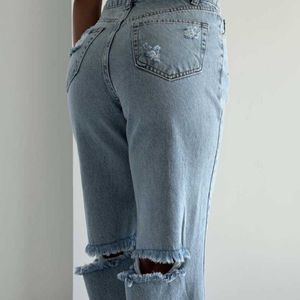 قیمت شلوار جین سوپر بگ پشت زاپ کد 102371