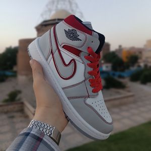 کتانی مردانه جردن 1 رد فانتوم سفید قرمز ساقدار