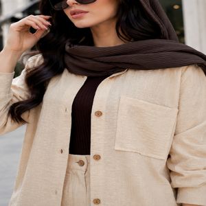خرید اینترنتی قیمت مانتو شلوار فری سایز ست زنانه ثمین استخوانی