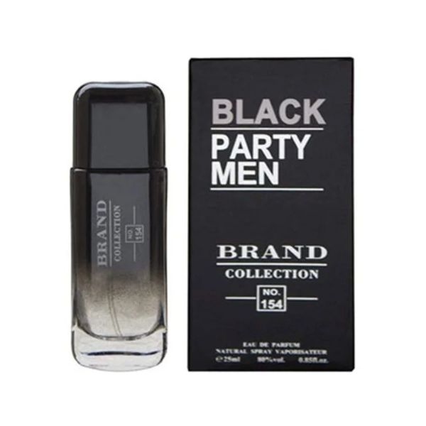 عطر جیبی مردانه نیچ برند کالکشن مدل 154 212 Carolina Herrera VIP Black حجم