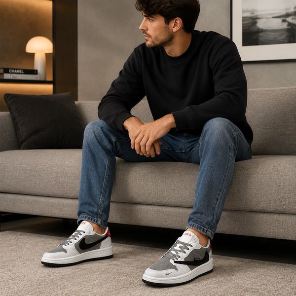 کتانی ترند جردن تراویس کاستوم طرح دیور Jordan Travis Dior