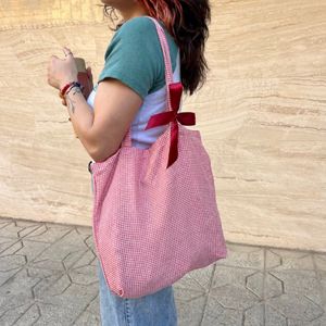 ساک پارچه ای چهار خونه