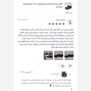 فروش اینترنتی کفش مردانه مجلسی چرم طبیعی دست دوز ویلسون یشمی